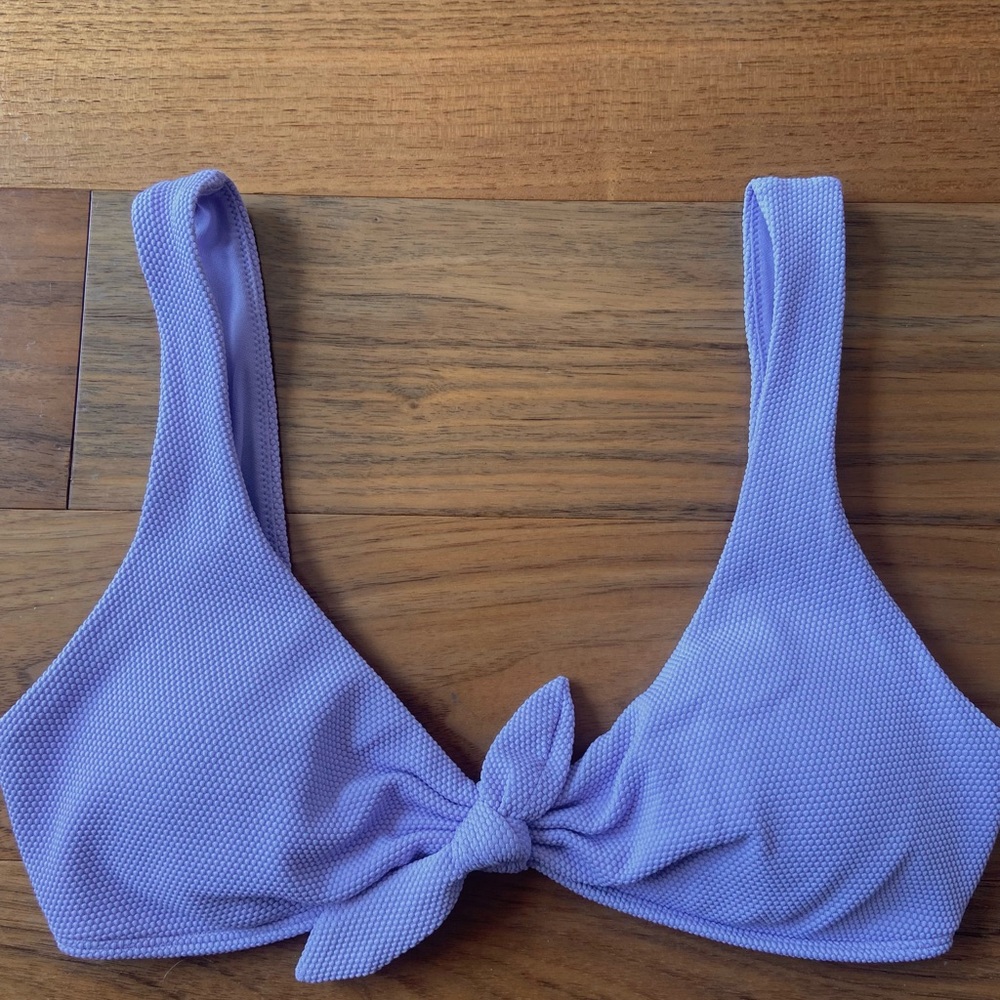 Knotted swim top